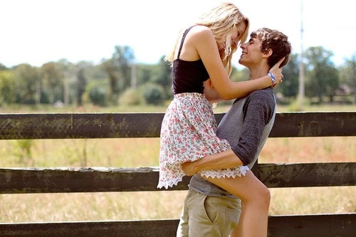 couple at farm